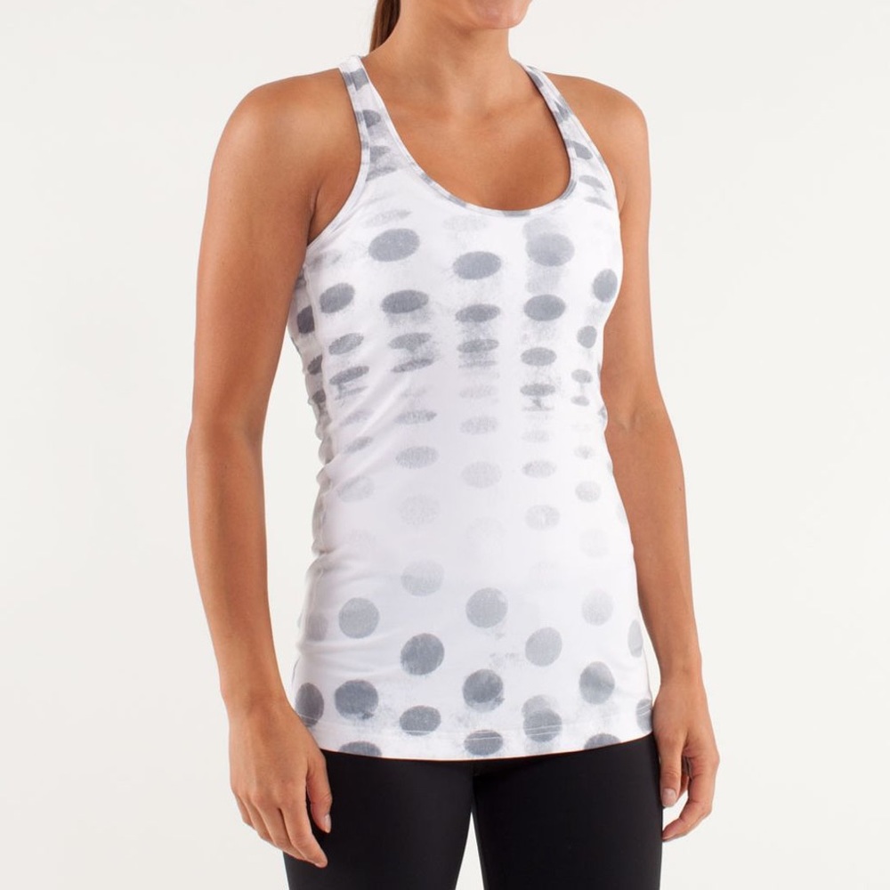 Lululemon Cool Racerback Sea Side Dot Tank Top